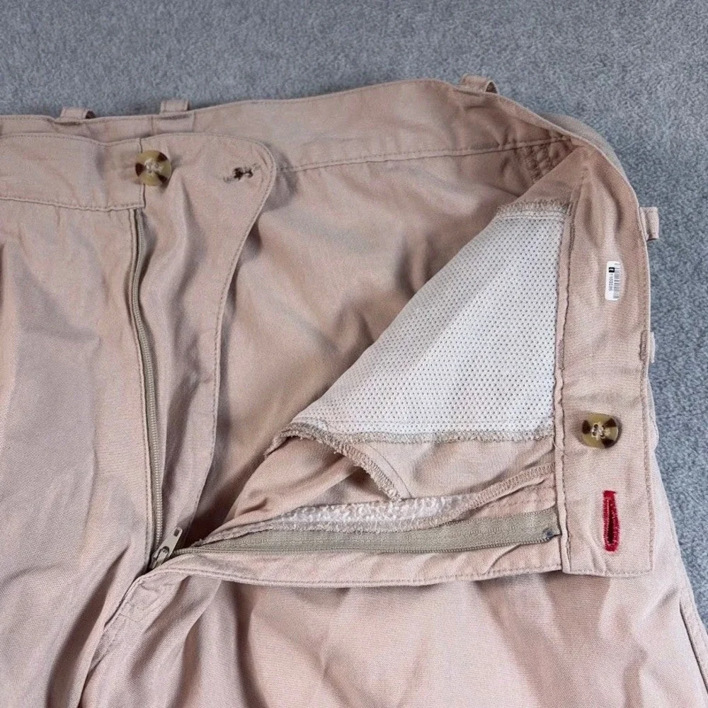 The North Face Hiking Pants Mens 34/33 Tan Solid Elastic Cuff Articulated Knee